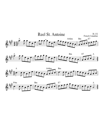 Reel St. Antoine (Version 2) preview