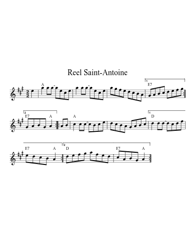 Reel Saint-Antoine
