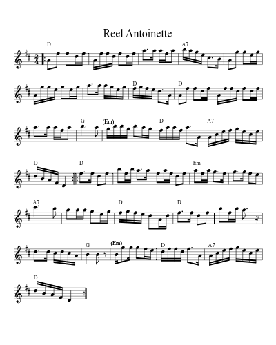 Reel Antoinette (Version 6)