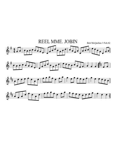 REEL MME. JOBIN (Version 2)