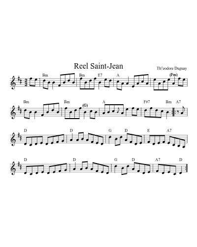 Reel Saint-Jean (Version 2)