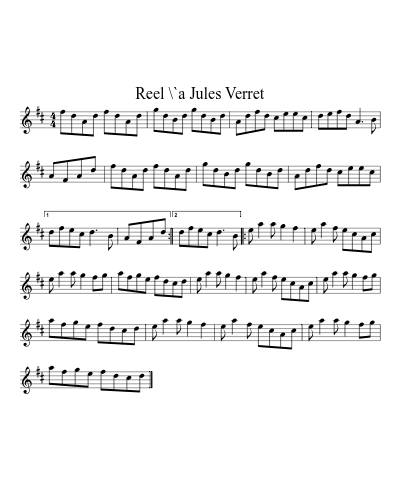 Reel \`a Jules Verret