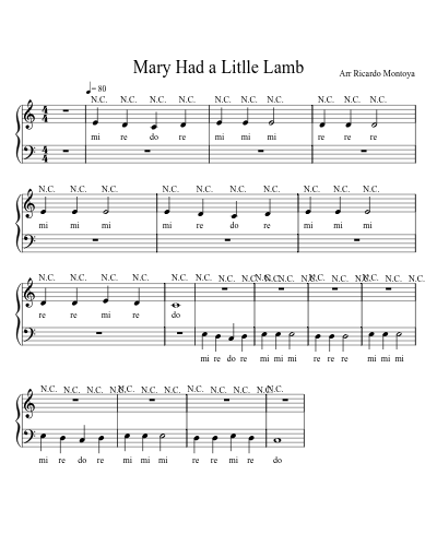 Mary Had A Little Lamb preview
