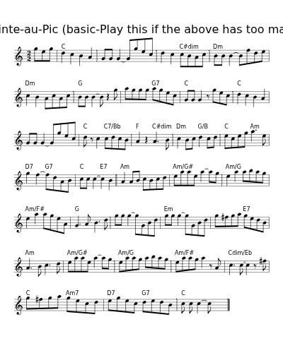 Reel de Pointe-au-Pic (basic-Play this if the above has too many notes!)