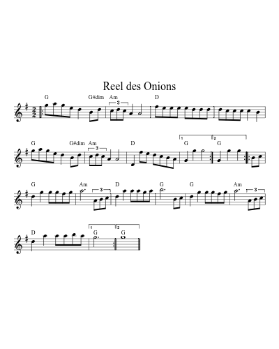 reel des Onions (Version 5)