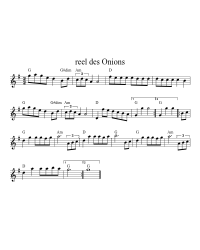 reel des Onions (Version 6)