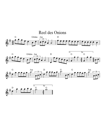 reel des Onions (Version 8)