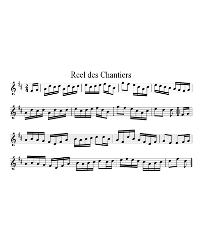 Reel des Chantiers (Version 6)