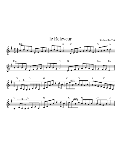 Le Releveur (Version 4)