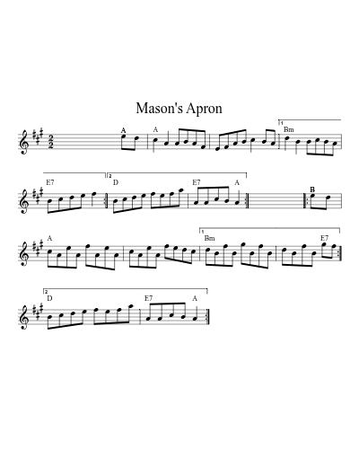 Mason's Apron preview