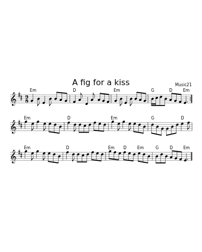 A Fig For A Kiss (Version 2)