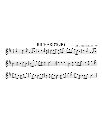 RICHARD'S JIG (Version 2)