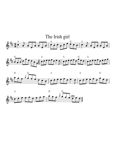 The Irish Girl (Version 2) preview