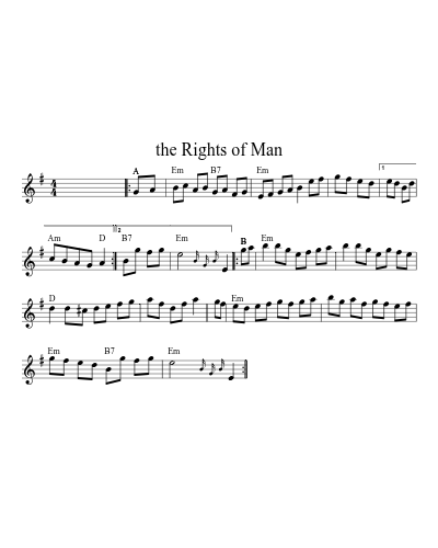 The rights of man (Version 5)