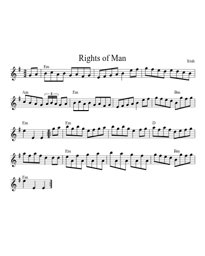 Rights of Man (Version 2) preview