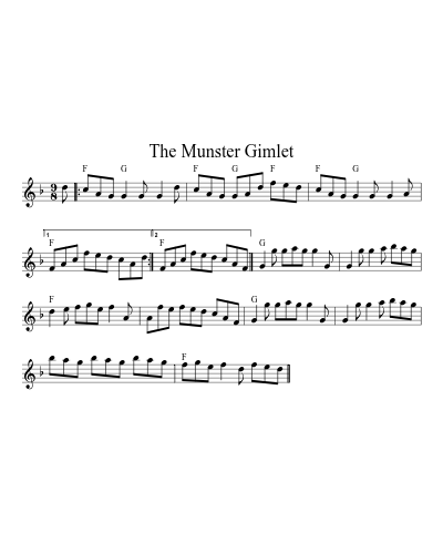 The Munster Gimlet sheet music preview
