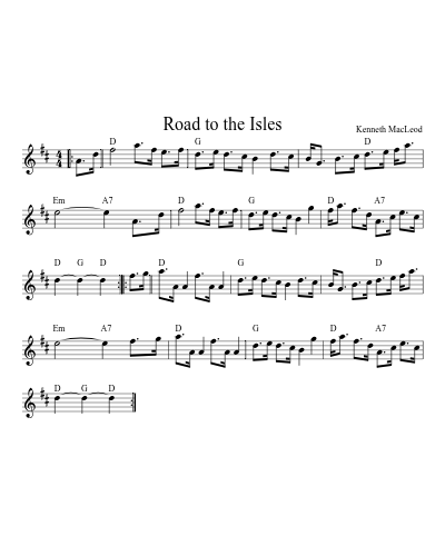 Road to the Isles (Version 3)