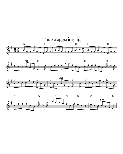 The swaggering jig preview