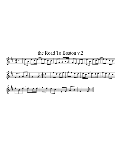 The Road To Boston v.2 (Version 2)