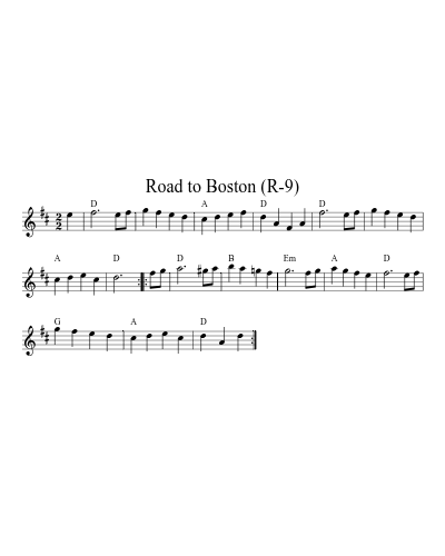 Road to Boston (R-9)