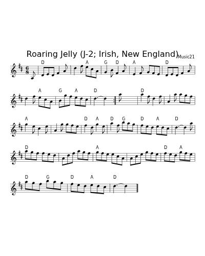 Roaring Jelly (J-2; Irish, New England)
