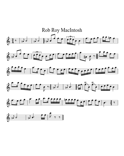 Rob Roy MacIntosh (Version 2)