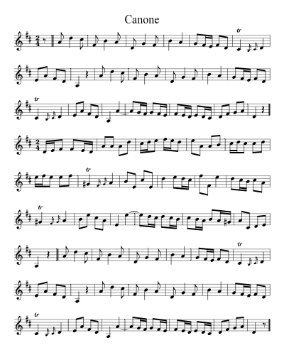 Canone (Rob Roy Standpiece) preview