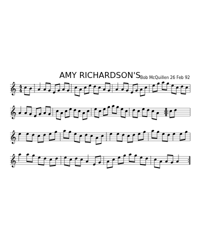 AMY RICHARDSON'S
