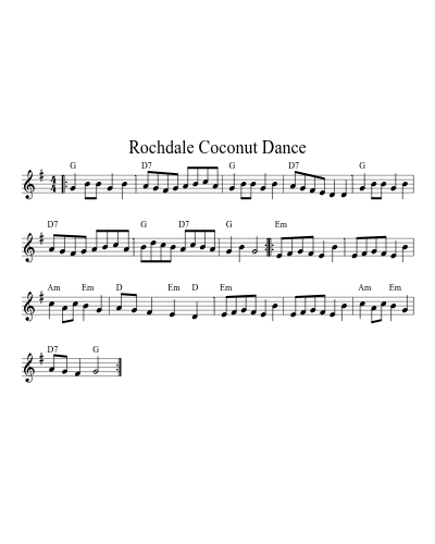 Rochdale Coconut Dance (Version 3)