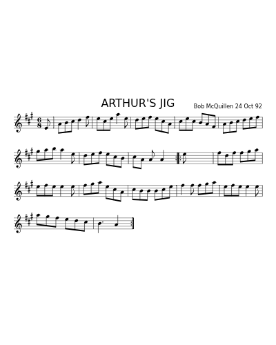 ARTHUR'S JIG