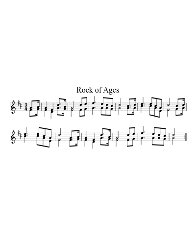 Rock of Ages (Version 2)