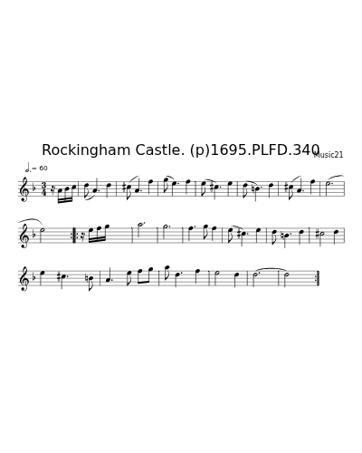 Rockingham Castle. (p)1695.PLFD.340