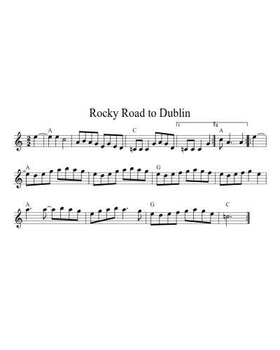 Rocky Road to Dublin (Version 3)