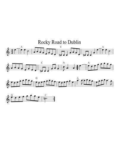 Rocky Road to Dublin (Version 4)
