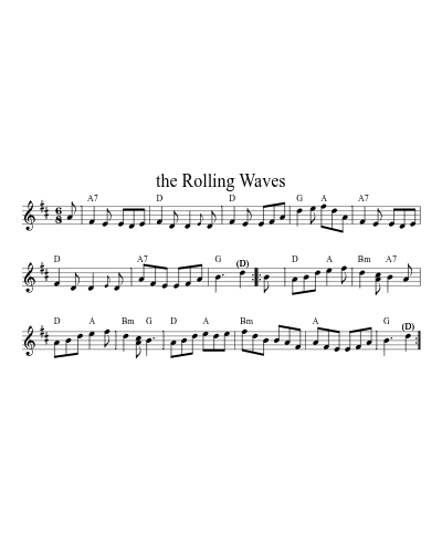 The Rolling Waves (Version 4)