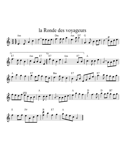 la Ronde des voyageurs (Version 3)
