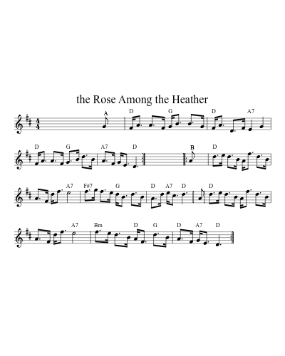 the Rose Among the Heather (Version 3)