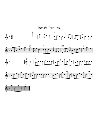 Ross's Reel #4 (Version 4)