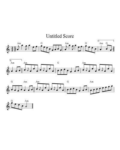 Round Pond Rant1 (Version 2) sheet music preview
