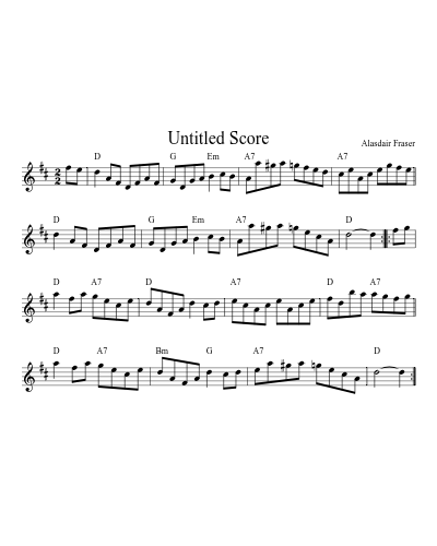 Round Pond Rant2 (Version 4) sheet music preview