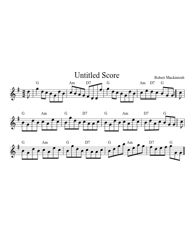 Round Reel Of Eight1 sheet music preview