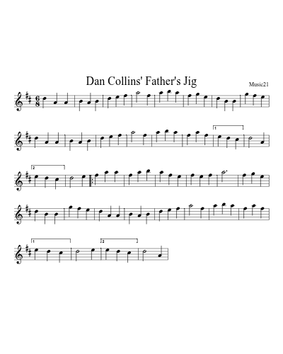 Dan Collins' Father's Jig