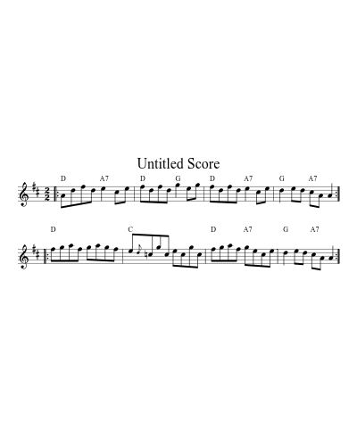 Round Reel Of Eight1 (Version 2) sheet music preview