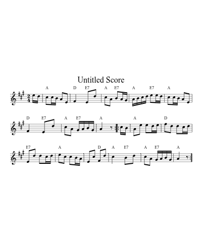 Round Reel Of Eight3 sheet music preview