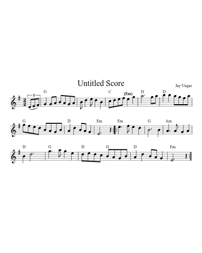 Round the Horn (Version 4) sheet music preview