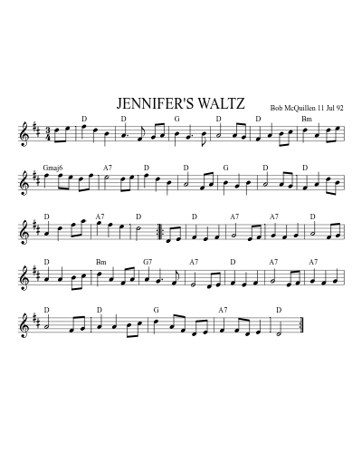 JENNIFER'S WALTZ