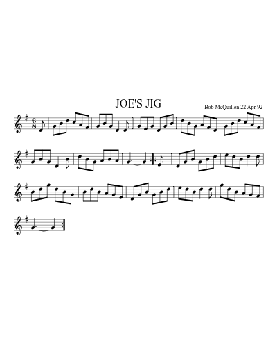 JOE'S JIG
