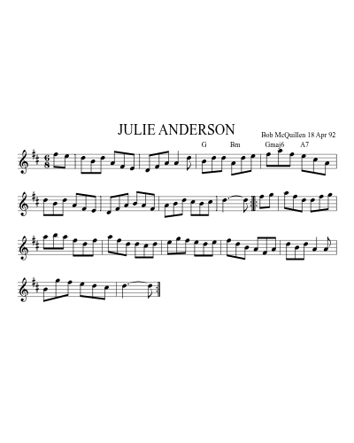 JULIE ANDERSON preview