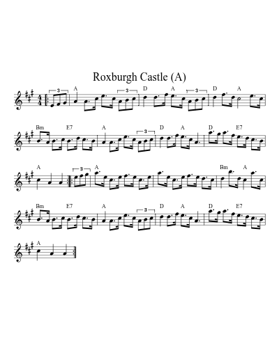 Roxburgh Castle (A) (Version 2)