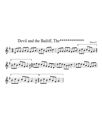 Devil and the Bailiff, The************